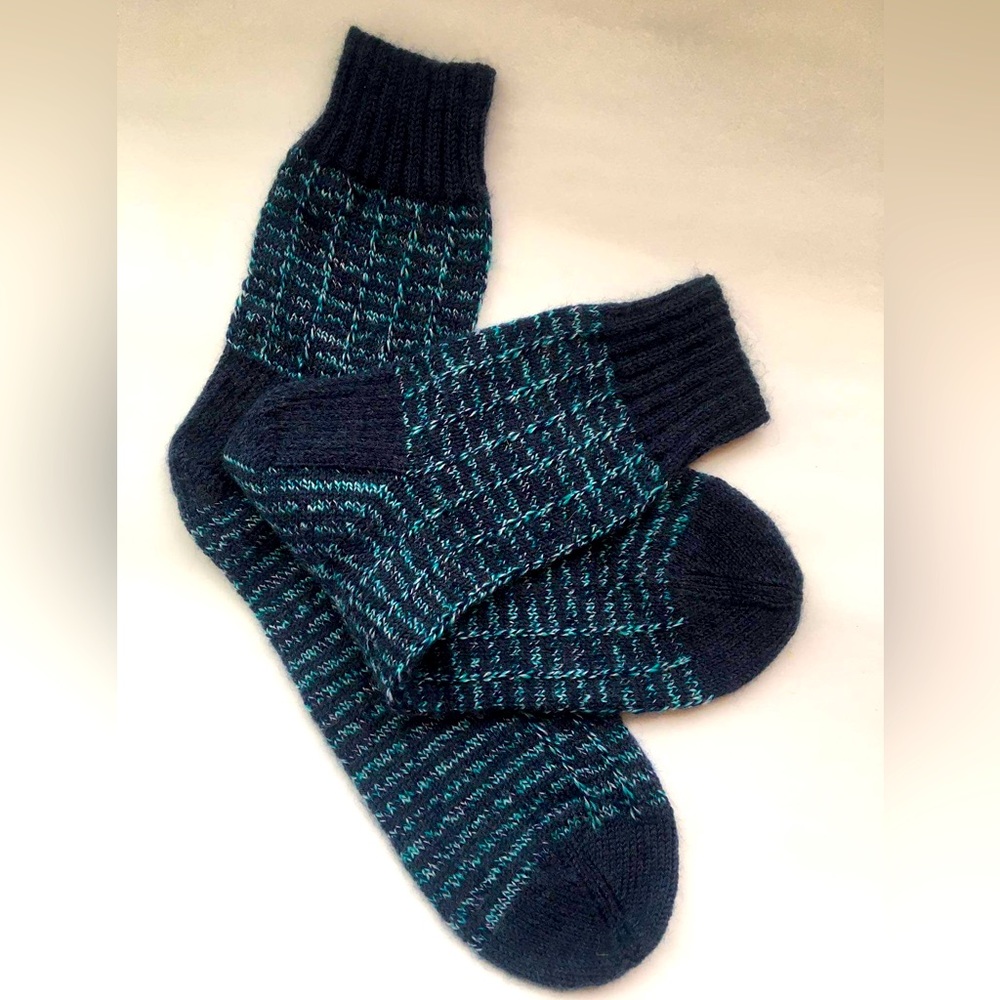 Emerald Handmade Socks - Picture 2 of 2